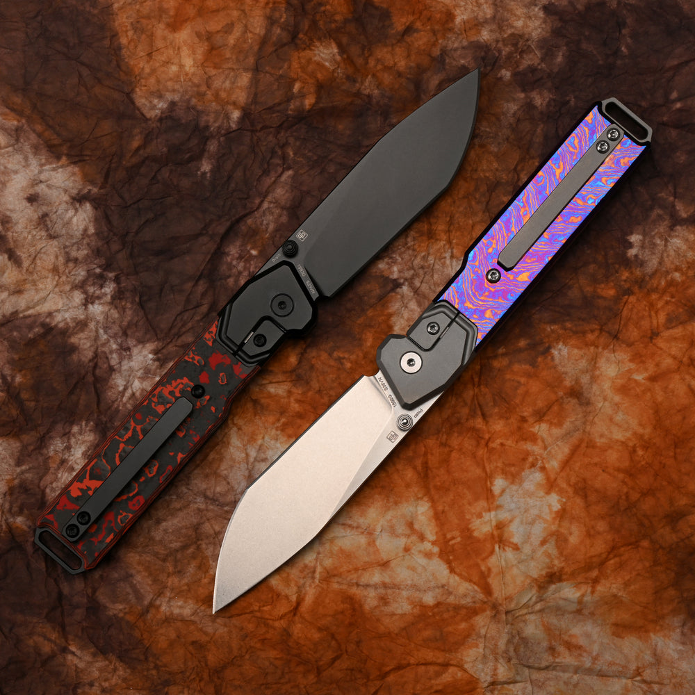 ArtisanCutlery Astro ATZ-1892 S35VN Blade Titanium handle Folding Knives(PROTOTYPE)