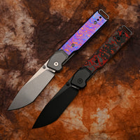 ArtisanCutlery Astro ATZ-1892 S35VN Blade Titanium handle Folding Knives(PROTOTYPE)