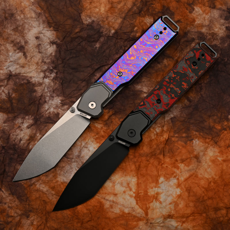 ArtisanCutlery Astro ATZ-1892 S35VN Blade Titanium handle Folding Knives(PROTOTYPE)