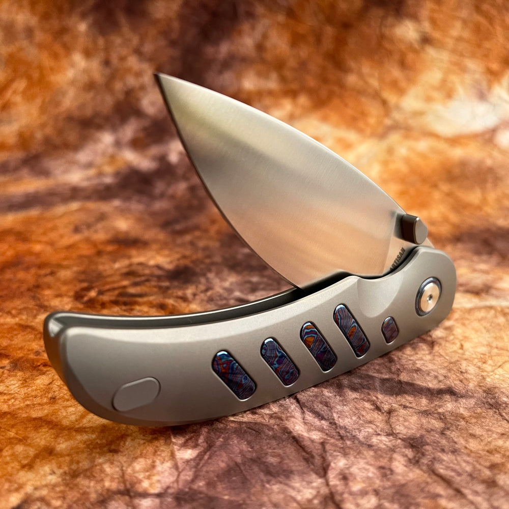 ArtisanCutlery Marlin ATZ-1895G S35VN Blade Titanium Handle Folding Knives(PROTOTYPE)