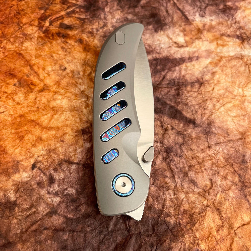 ArtisanCutlery Marlin ATZ-1895G S35VN Blade Titanium Handle Folding Knives(PROTOTYPE)