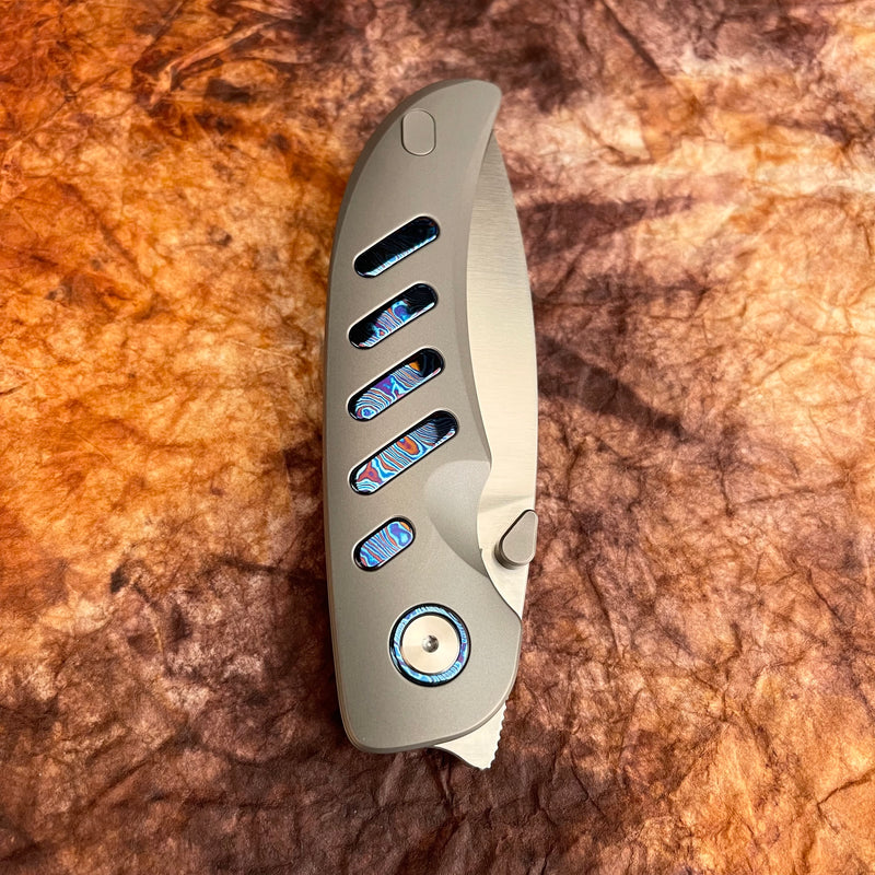 ArtisanCutlery Marlin ATZ-1895G S35VN Blade Titanium Handle Folding Knives(PROTOTYPE)