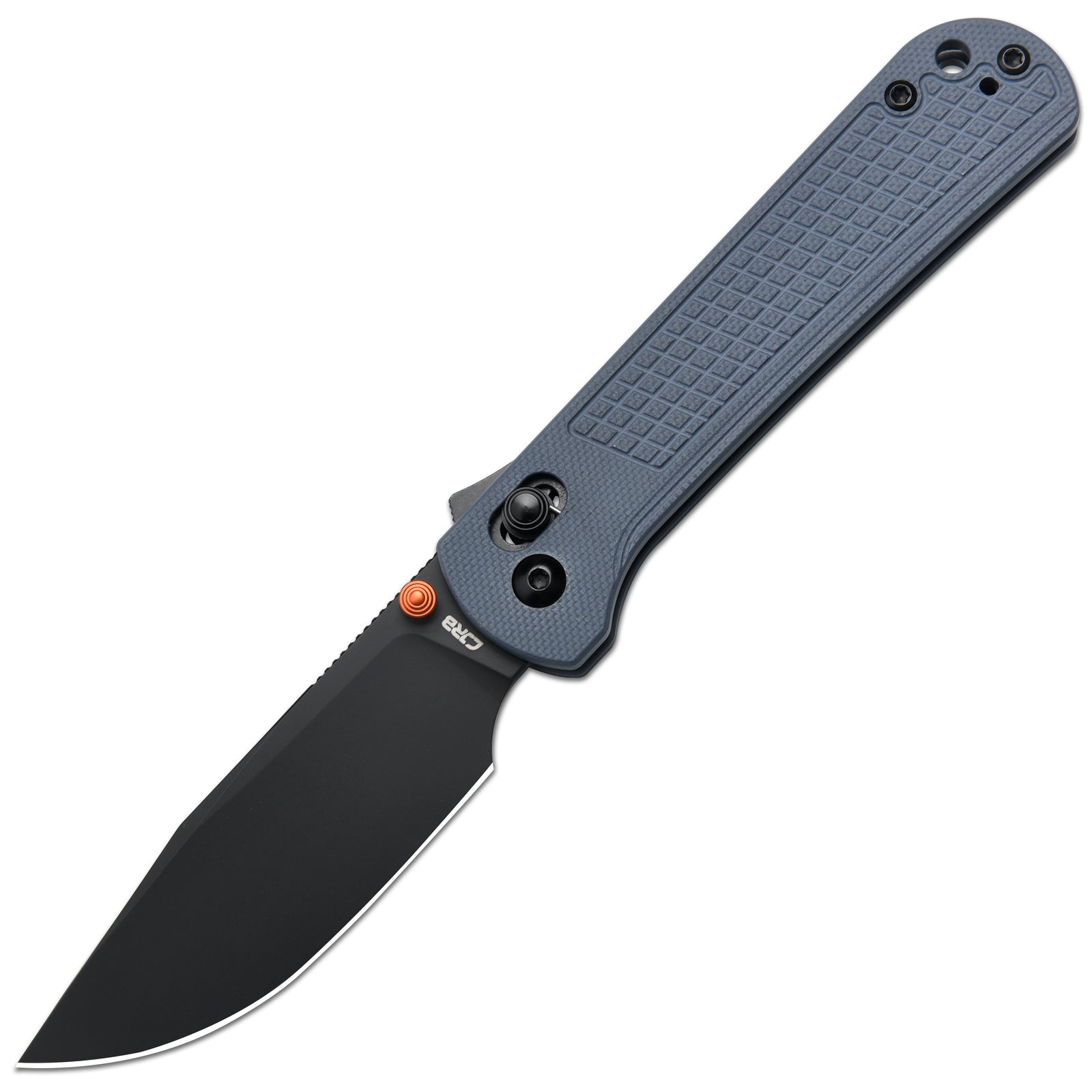 Cjrb Bolt Thumbs Stud Recoil Lock Knife Blue G10 Handle (3.25'' Black Pvd Coating Ar-rpm9 Blade) J1960-bgy - cjrb bolt