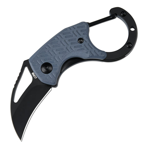 CJRB Anansi J1964 AR-RPM9 Steel Blade G10 Handle Folding Knives Blue G10 Handle/Black PVD Finish