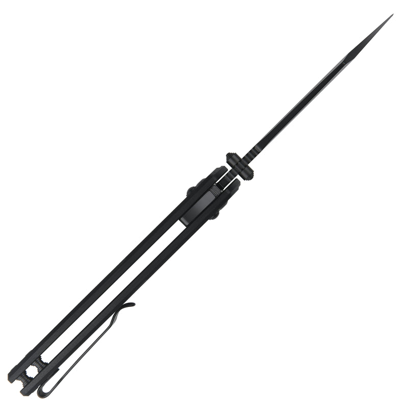 ArtisanCutlery Simoon Recoil Lock V2 Knife Black G10 Handle (3.47'' Black PVD Coating AR-RPM9 Blade) 1882P-BBK