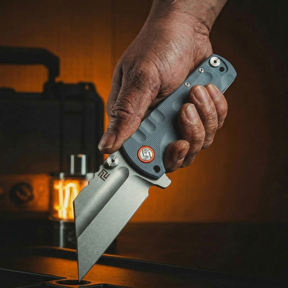 Artisan Cutlery Proponent ATZ-1820P D2 Blade G10 Handle Folding Knives - Gray (1820P-GYF)