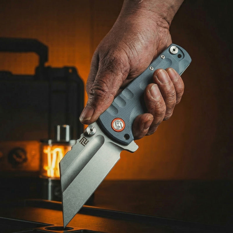 Artisan Cutlery Proponent ATZ-1820P D2 Blade G10 Handle Folding Knives - Gray (1820P-GYF)