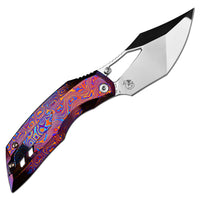 Building the Dark Wing | The BlingWing | Fantatic Full-Dress Version with Polished Titanium Damascus and Hand Polished Blade