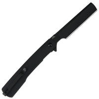 ArtisanCutlery Orthodox V2 Flipper & Liner Lock Knife Black G10 Handle (3.54'' Black PVD Coating AR-RPM9 Blade) 1883P-BBK