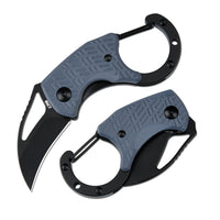 CJRB Anansi J1964 AR-RPM9 Steel Blade G10 Handle Folding Knives Blue G10 Handle/Black PVD Finish