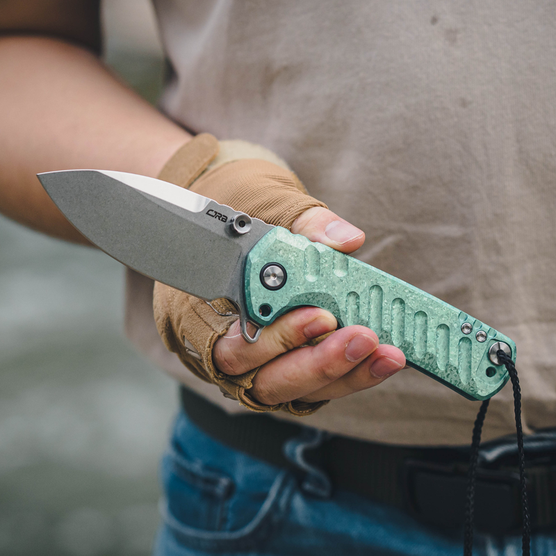 CJRB Tundra Flipper &Thumb Stud & Locking Pin & Frame Lock Tatical Kni CJRB Tundra Flipper &Thumb Stud & Locking Pin & Frame Lock Tatical Kni