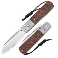 Artisan Cutlery Holm 1875 S90V Steel Blade TItanium and Fat Carbon Handle Folding Knives(Holiday Exclusive)