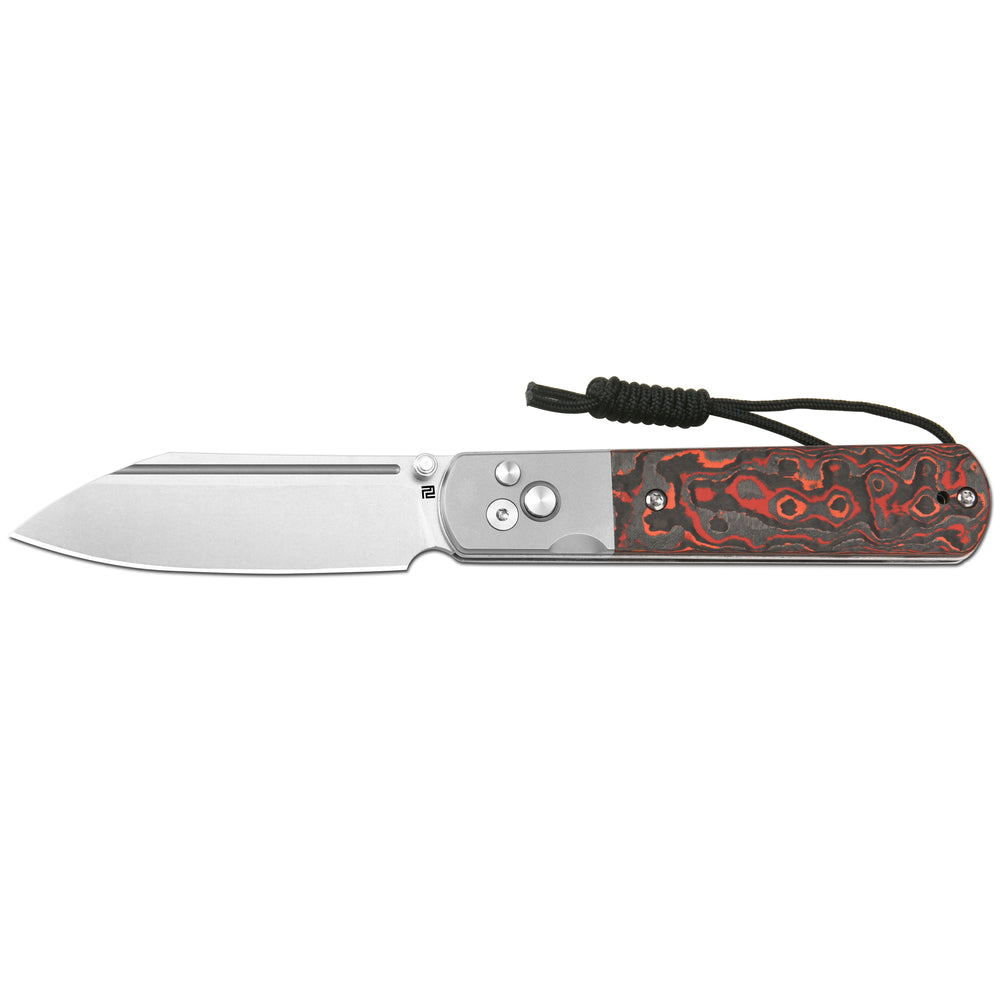 Artisan Cutlery Holm 1875 S90V Steel Blade TItanium and Fat Carbon Handle Folding Knives(Holiday Exclusive)