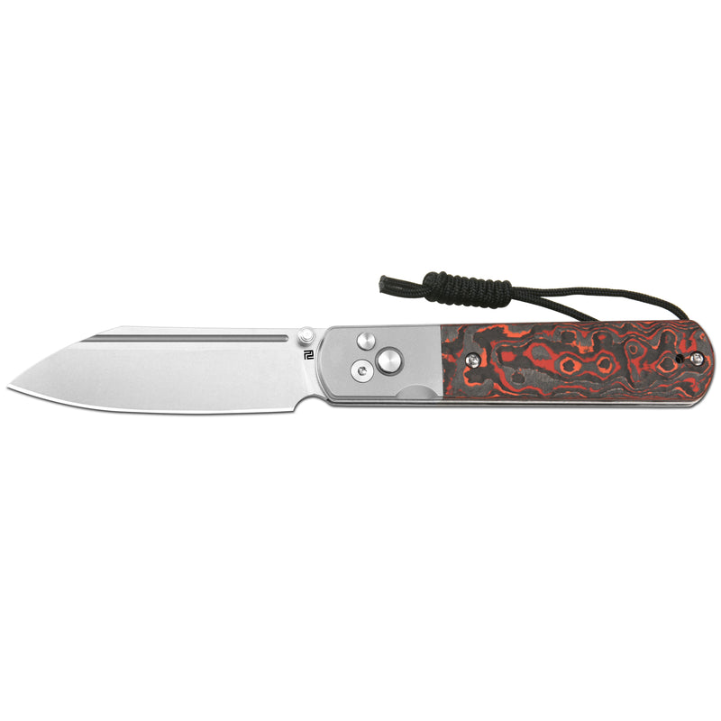 Artisan Cutlery Holm 1875 S90V Steel Blade TItanium and Fat Carbon Handle Folding Knives(Holiday Exclusive)