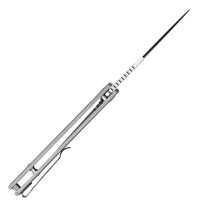 ARTISAN CUTLERY REVEL 	Frame Lock Knife Titanium Handle (3.54'' Sand Polish AR-RPM9 Blade) 1867T-AR