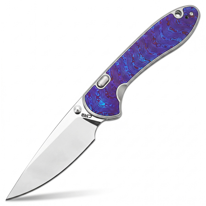Building the Feldspar: Titanium Damascus Top-Framelock Deluxe