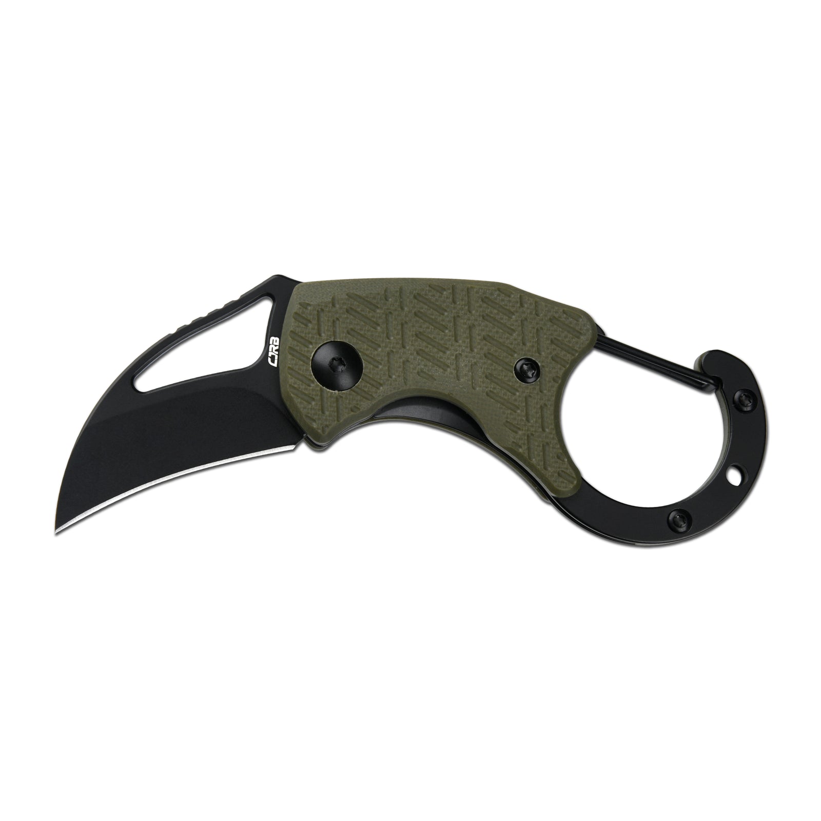 CJRB Anansi J1964 AR-RPM9 Steel Blade G10 Handle Folding Knives Green G10 Handle/Black PVD Finish