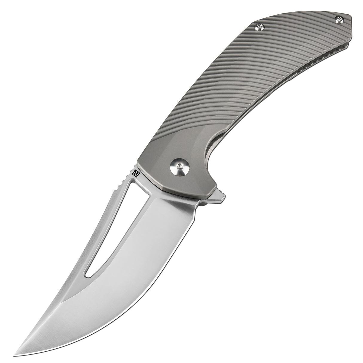 ArtisanCutlery Banjaara 1868G S90V Blade Titanium Handle Folding Knives