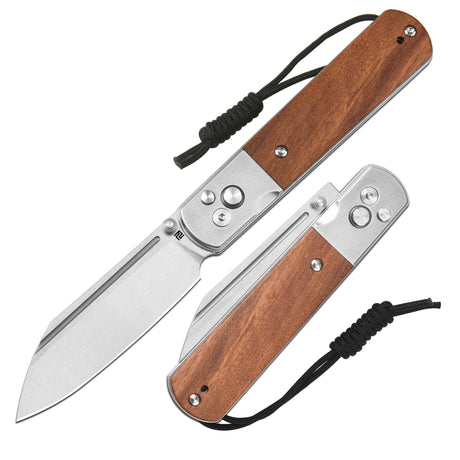 Artisan Cutlery Holm 1875P AR-RPM9 Steel Blade Red Wood Handle Folding Knives