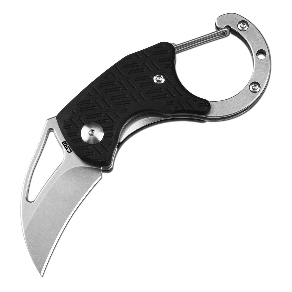 CJRB Anansi J1964 AR-RPM9 Steel Blade G10 Handle Folding Knives Black G10 Handle/Stone Wash Finish