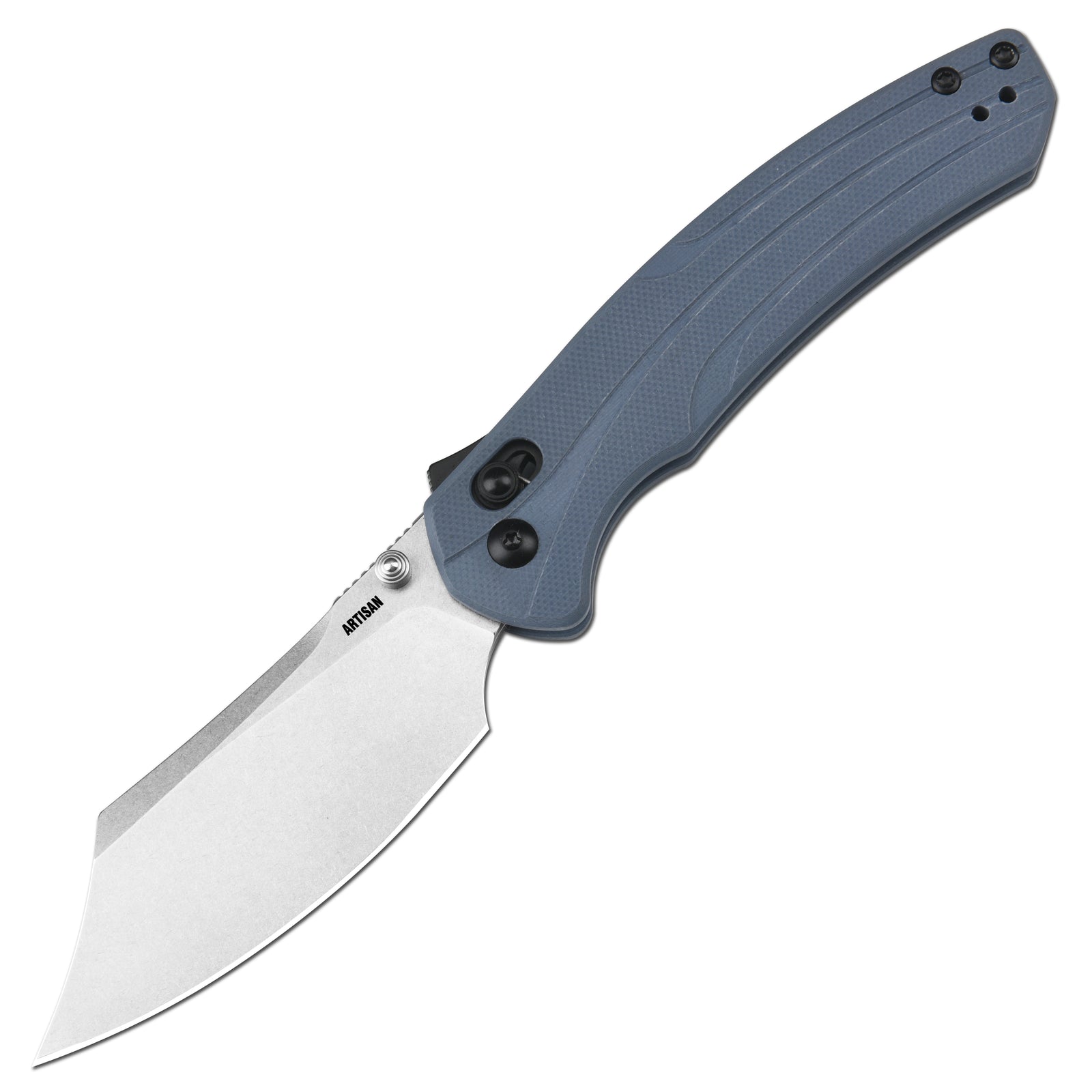 ArtisanCutlery Simoon ATZ-1882 AR-RPM9 Steel Blade G10 Handle Folding Knives Blue