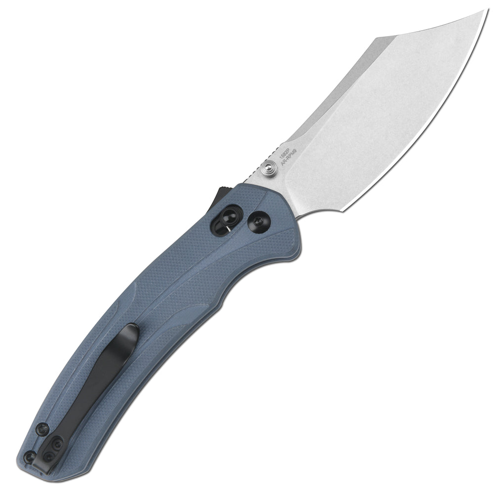 ArtisanCutlery Simoon Recoil Lock V2 Knife Blue G10 Handle (3.47'' Stone Wash AR-RPM9 Blade) 1882P-BU