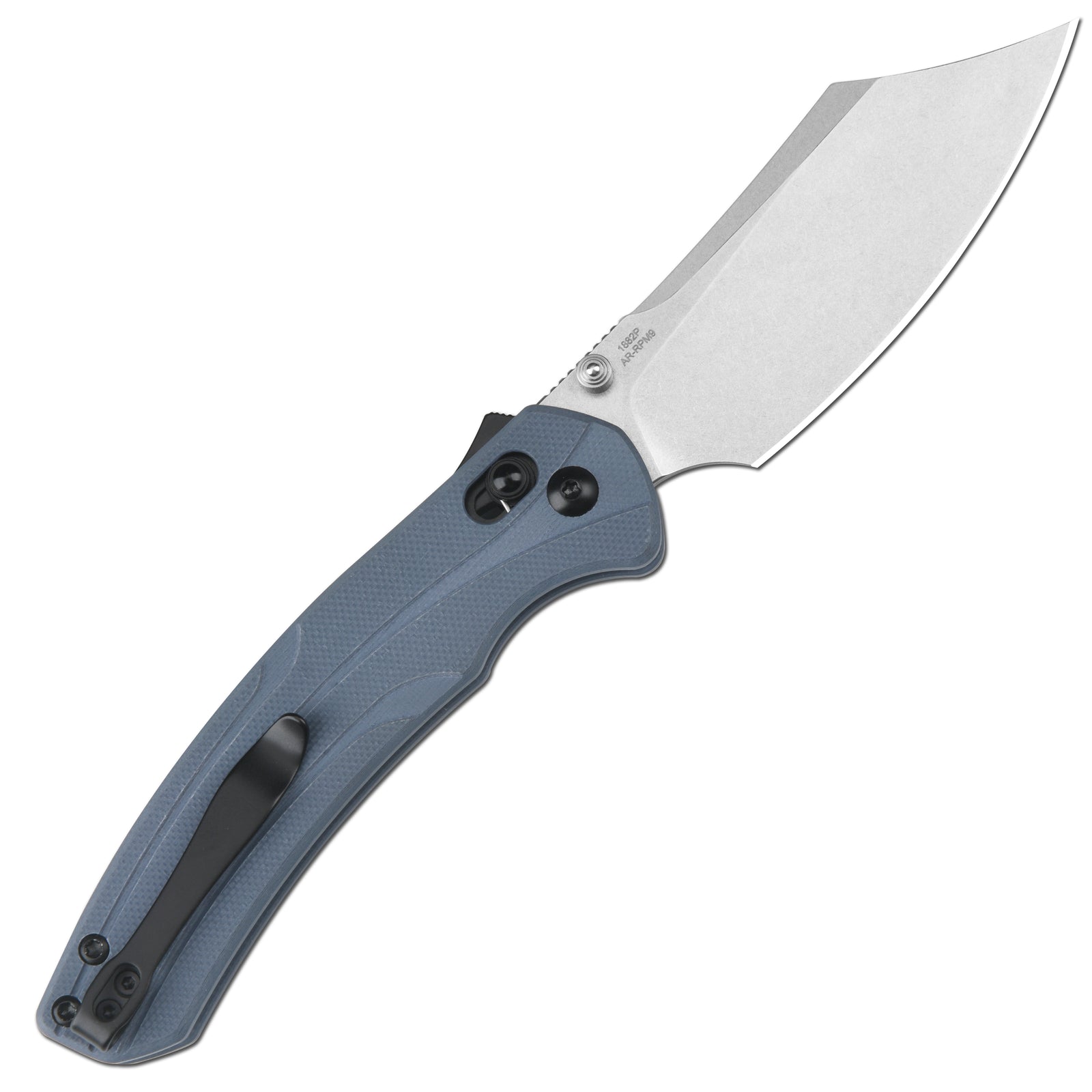ArtisanCutlery Simoon ATZ-1882 AR-RPM9 Steel Blade G10 Handle Folding Knives Blue