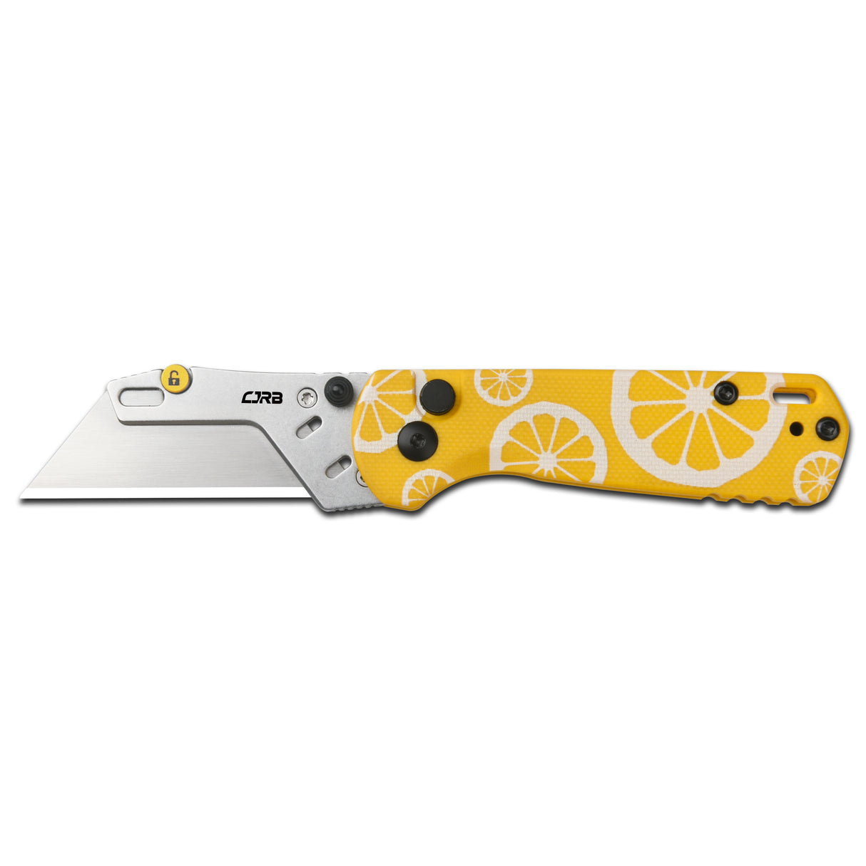 CJRB Boxer J1967 G10 Handle Folding Utility Knife, with 10 Extra Blades