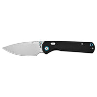 CJRB Latitude Thumb Stud & Top Liner Lock EDC Knife Black G10 Handle(3.47'' AR-RPM9 Steel Stone Wash Blade) J1975-BK