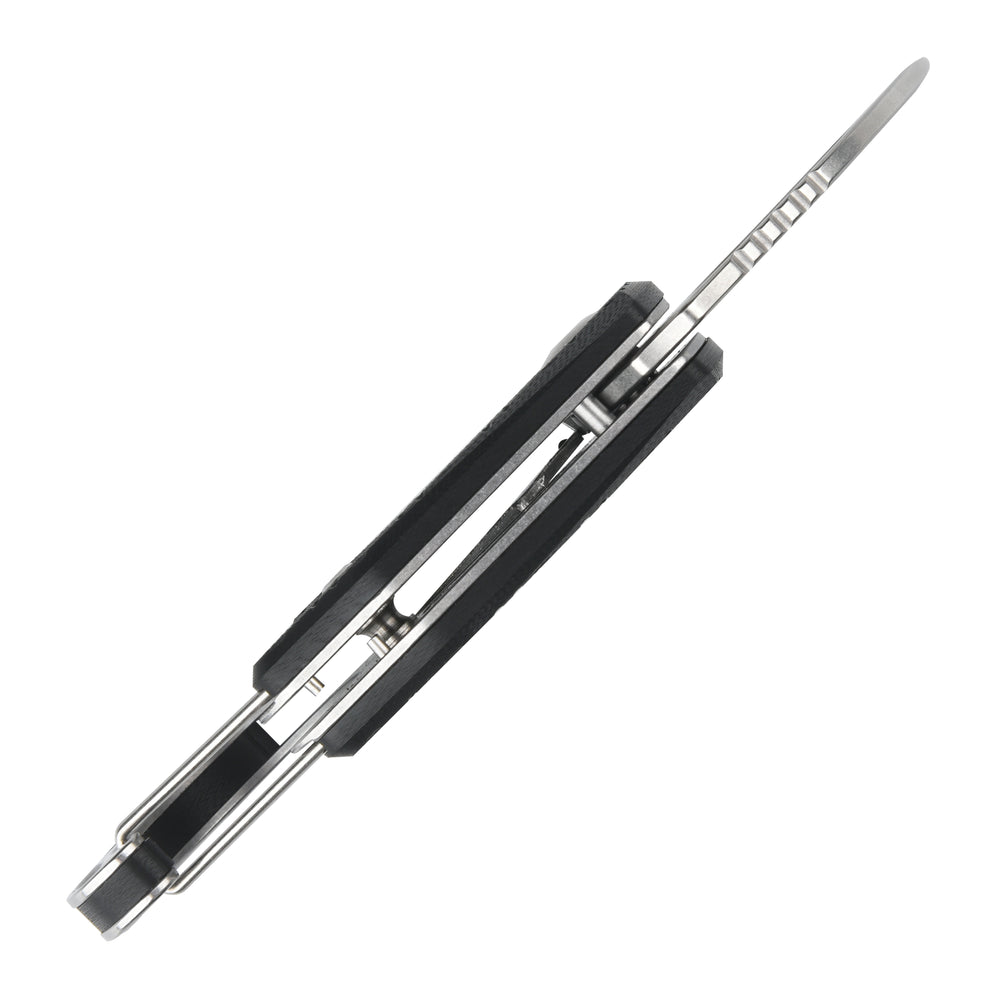 CJRB Anansi J1964 AR-RPM9 Steel Blade G10 Handle Folding Knives Black G10 Handle/Stone Wash Finish