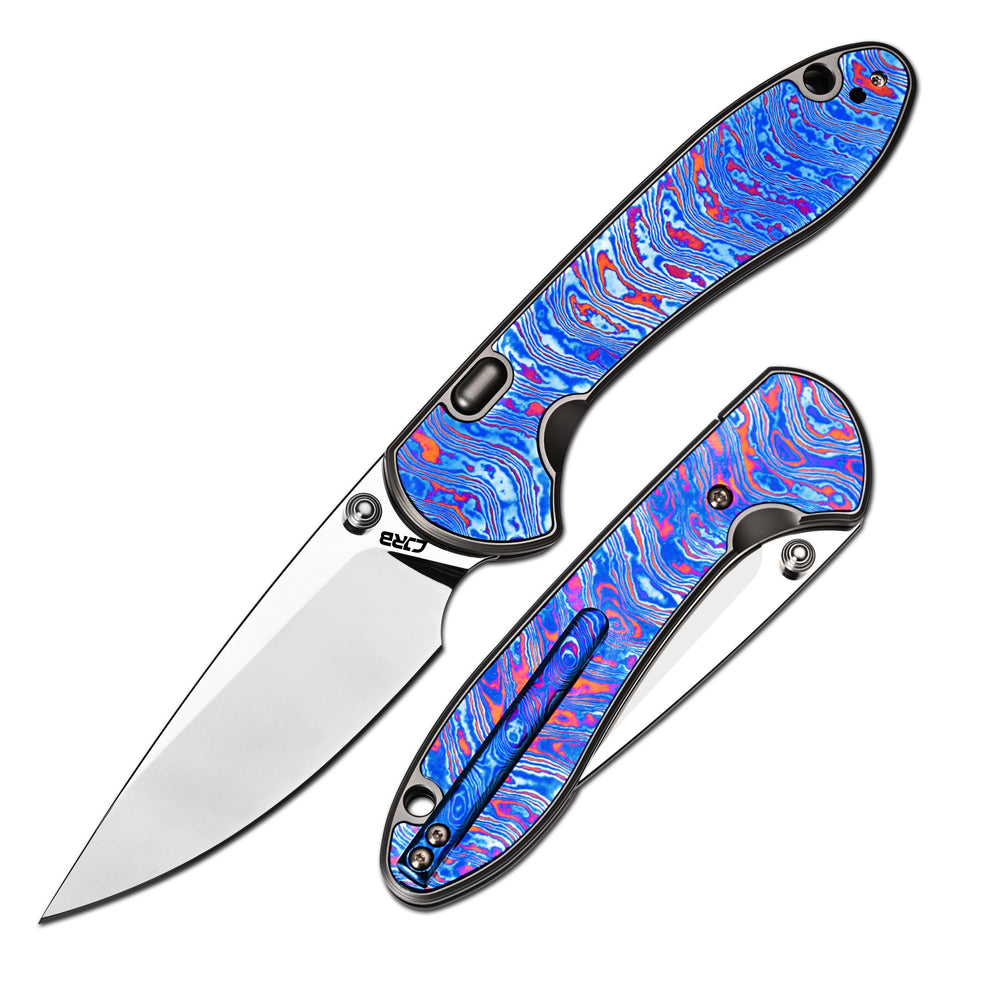 Building the Feldspar: Titanium Damascus Top-Framelock Deluxe