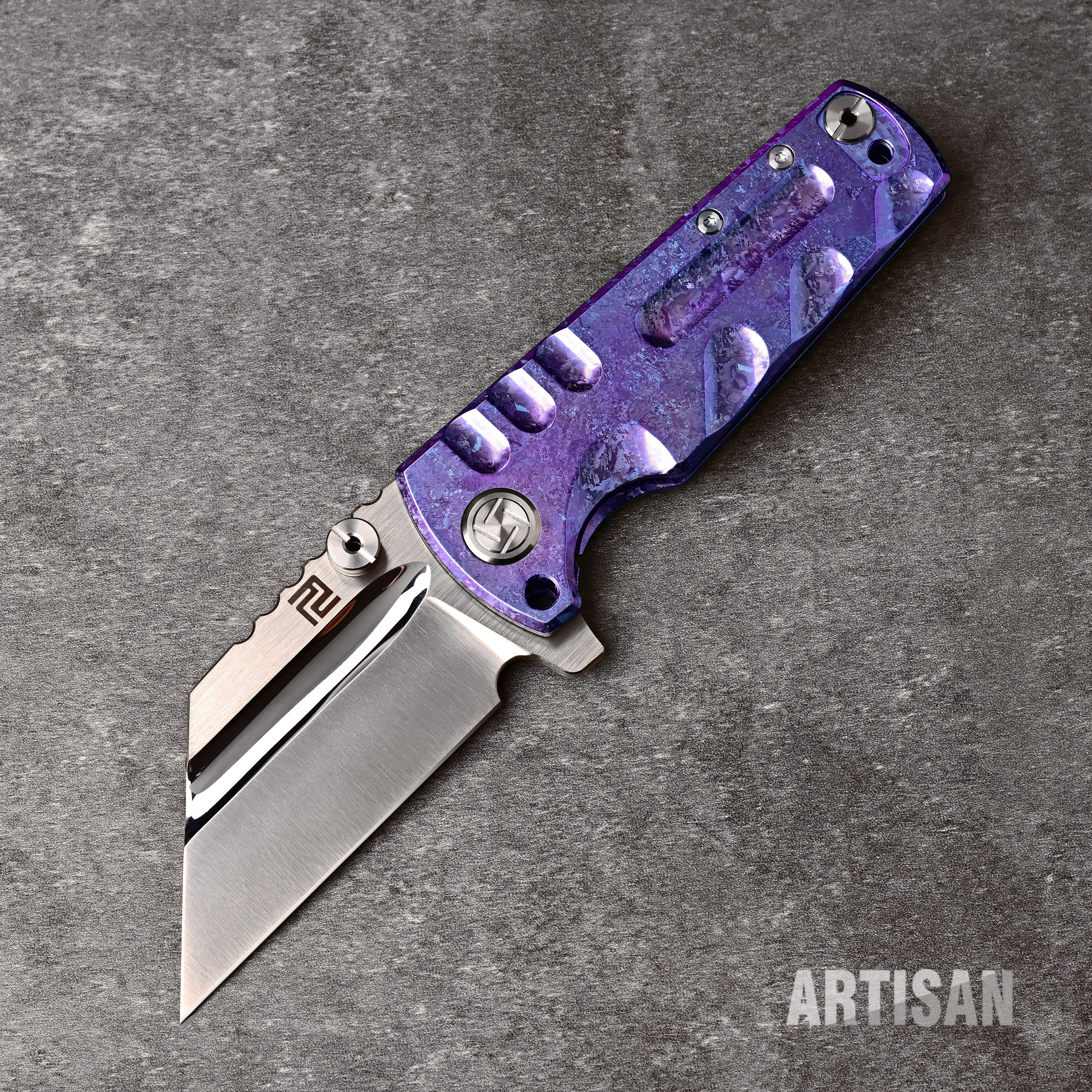 ARTISAN CUTLERY PROPONENT 1820G-CPU/CGN S35VN Blade Crystal Titanium H