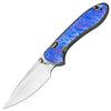 CJRB Building the Feldspar: Titanium Damascus Top-Framelock - Product view 1