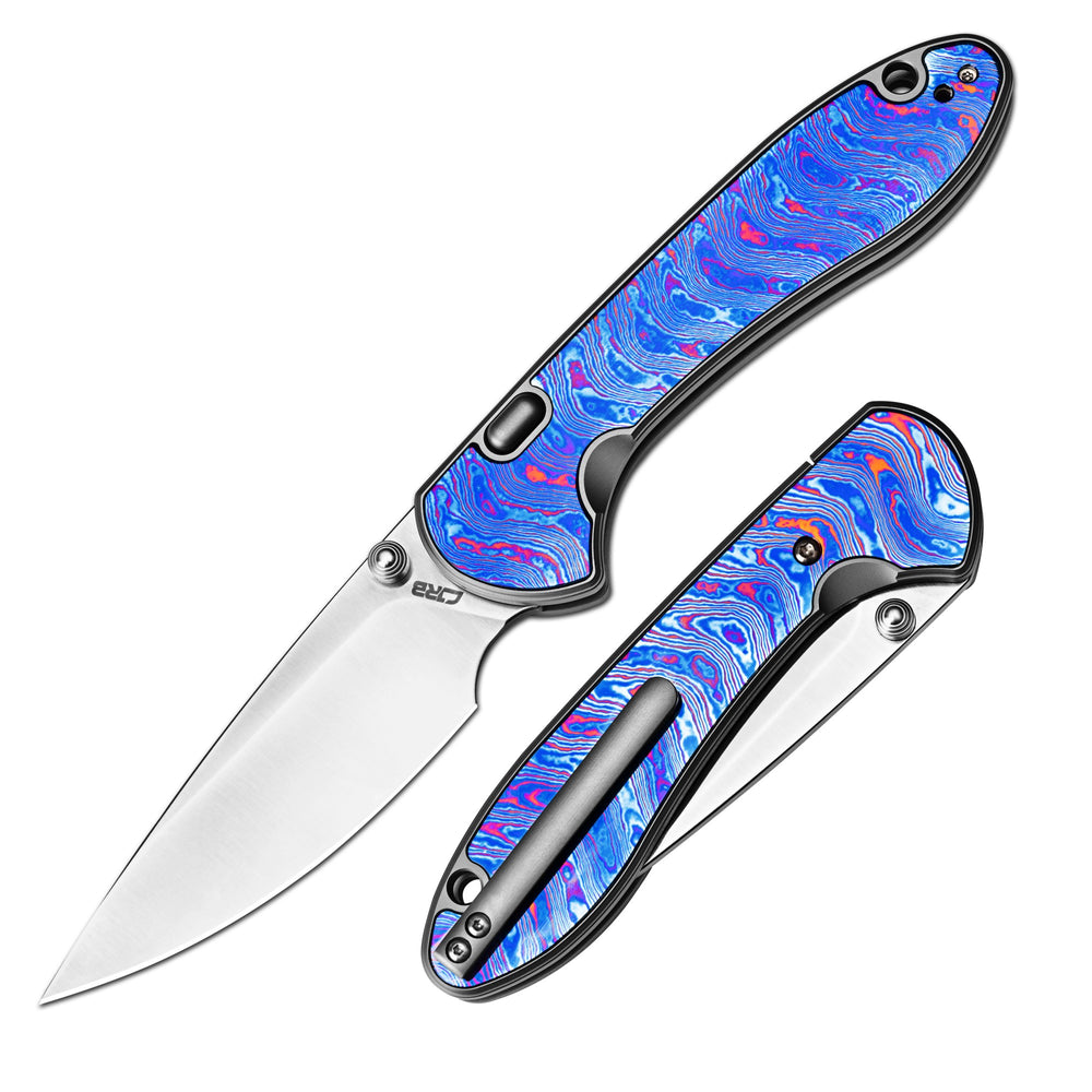 Building the Feldspar: Titanium Damascus Top-Framelock