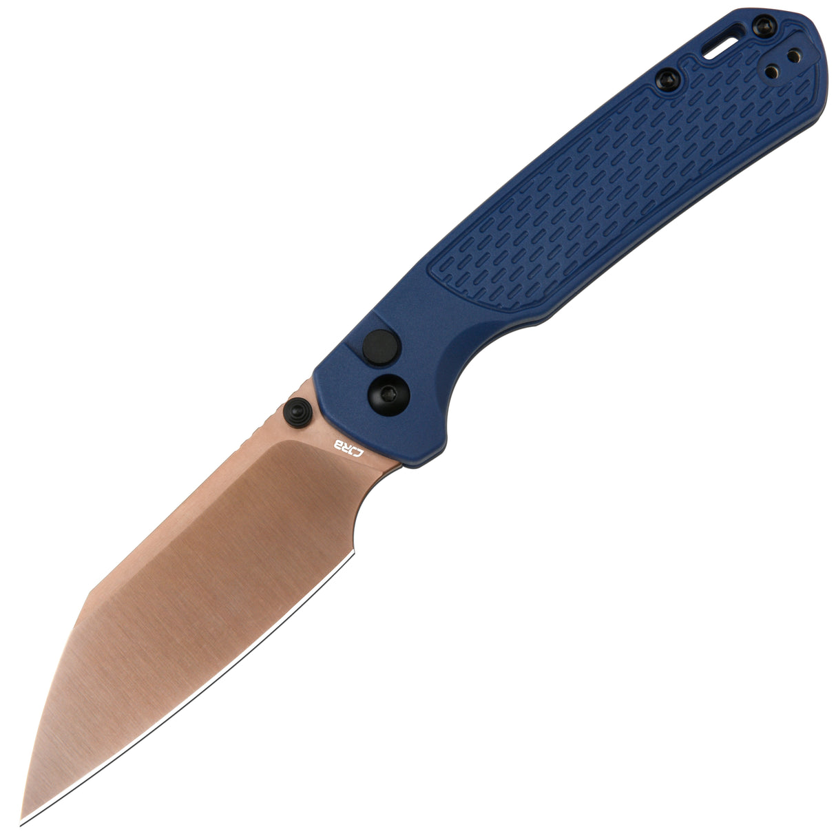 CJRB Pyrite-Light J1945 AR-RPM9 Steel Rose Gold Blade FRN Handle Folding Knives (Exclusive)