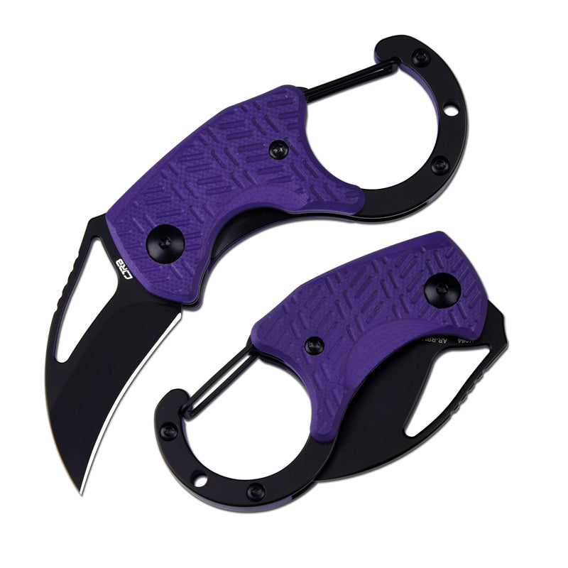 CJRB Anansi J1964 AR-RPM9 Steel Blade G10 Handle Folding Knives (Exclusive) Purple