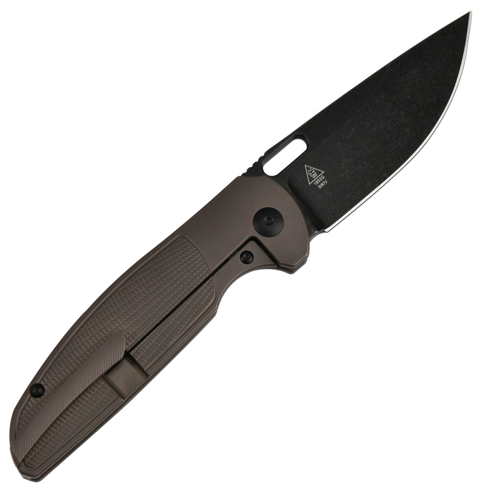 Artisan Cutlery Satyr 1852G-BBO S90V Blade Titanium Handle Folding Knives