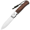 Cjrb Glacier Button Lock Knife Smooth Steel + Wood Handle (3.54'' Sand Polish Ar-rpm9 Blade) J1961-wd - cjrb glacier