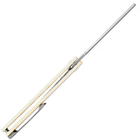 ArtisanCutlery Orthodox V2 Flipper & Liner Lock Knife Bovine Bone Handle (3.54'' Sand Polish CPM S45VN Blade) 1883G-BB