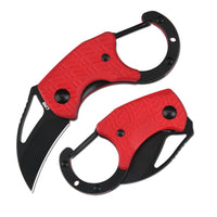 CJRB Anansi J1964 AR-RPM9 Steel Blade G10 Handle Folding Knives (Exclusive) Red