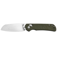 CJRB Lyrid J1953 AR-RPM9 Steel Blade G10 Handle Folding Knives - Stone Wash/Green G10 (J1953-GN)