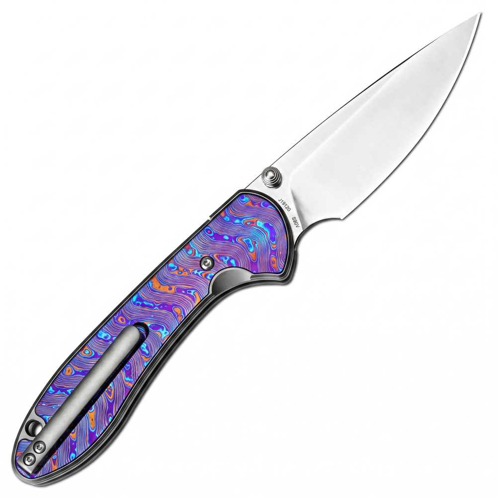 Building the Feldspar: Titanium Damascus Top-Framelock
