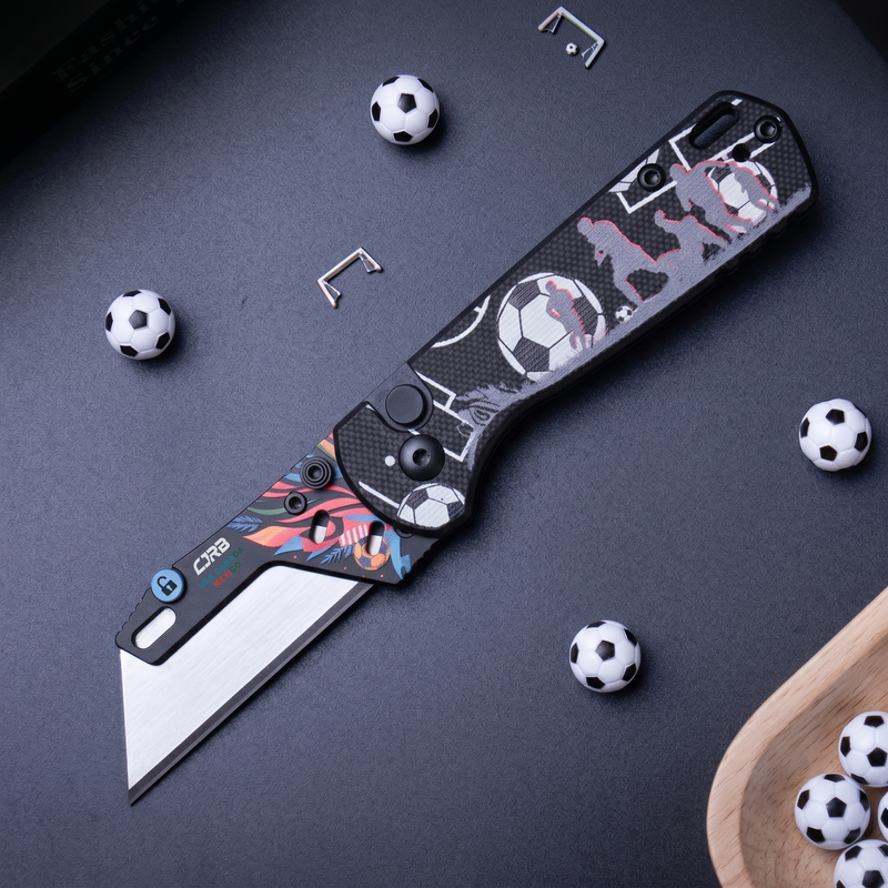 CJRB Boxer J1967 G10 Handle Folding Utility Knife, with 10 Extra Blades, Match Night Black Edition (Exclusive) J1967-BWC