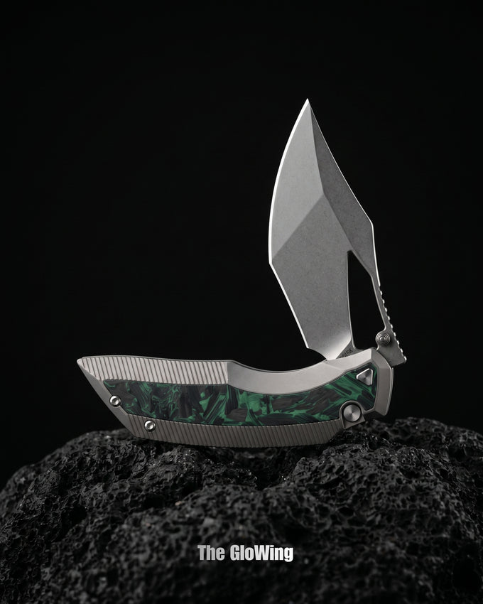 Building the Dark Wing | The GloWing | Gray Ti with an Atomic touch of GITD Carbon Fiber
