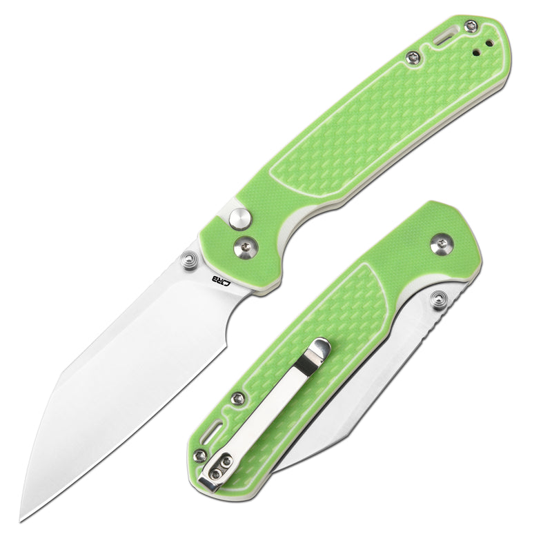 CJRB Pyrite-Light J1945 AR-RPM9 Steel G10 Handle Folding Knives (Holiday Exclusive)