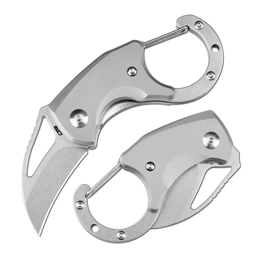 CJRB Anansi J1964 AR-RPM9 Steel Blade Titanium Handle Folding Knives