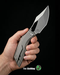 Building the Dark Wing | The GloWing | Gray Ti with an Atomic touch of GITD Carbon Fiber