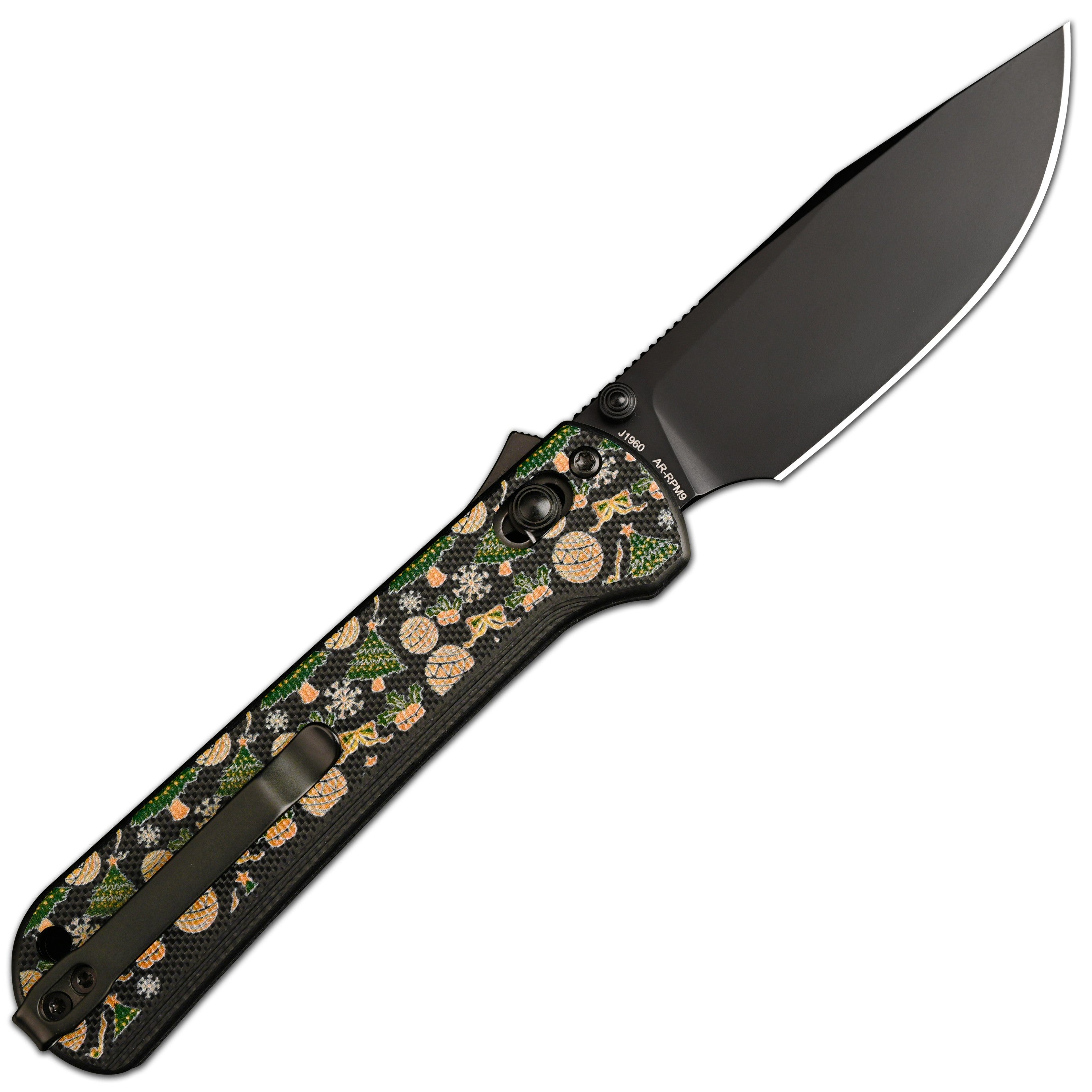 CJRB Bolt J1960 AR-RPM9 Steel Blade G10 Handle Folding Kn