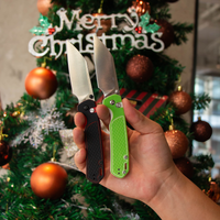 CJRB Pyrite-Light J1945 AR-RPM9 Steel G10 Handle Folding Knives (Holiday Exclusive)