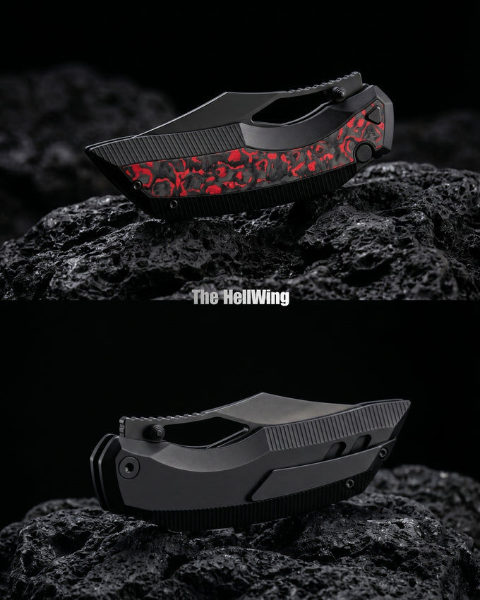 Building the Dark Wing | The HellWing | A Firey Blend of All Black Ti with a Red Fatcarbon Inlay